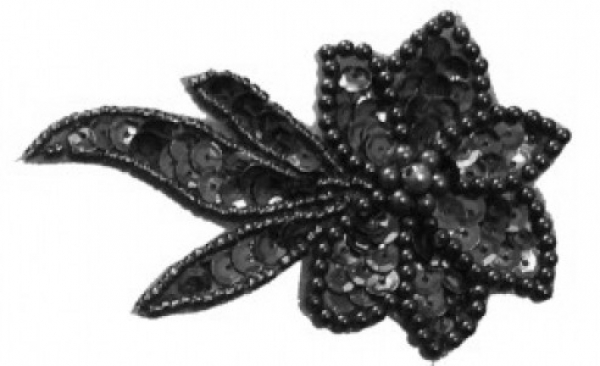 Paillettenmotiv 21 Blume